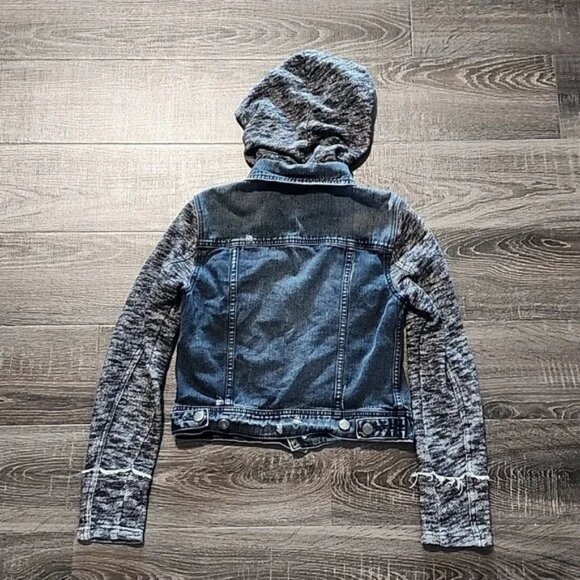 🌴 Free People Jean Jacket with Removable Hood 🌴 - Picture 5 of 7